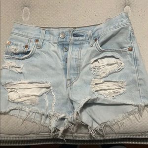 Denim shorts